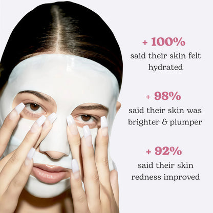Quasi Collagen Glow Up Mask 2.0, Quasi Bio Collagen Face Mask, Firm Skin Deep Hydrating Masks for Wrinkle Reduction and Pore Minimization - Glow like Glass Skin (1 Box (4 Pcs))